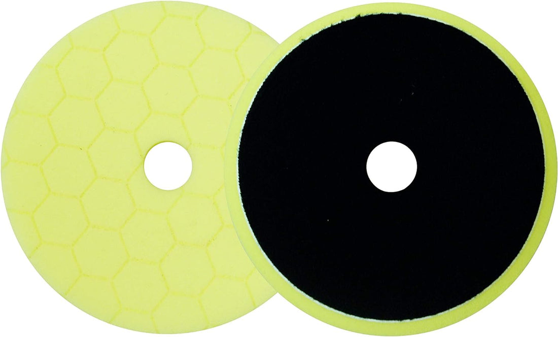 MAXXT Polishing Pads/Foam Pads, Fit 6 inches Backing Plate, 7"(180mm) Working Surface. Hexagon Lines Surface.