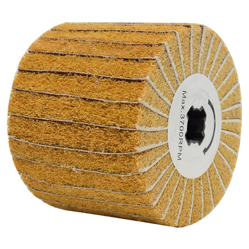 MAXXT Non-Woven Abrasive Polishing Brush burnishing Wheel with Sandpaper