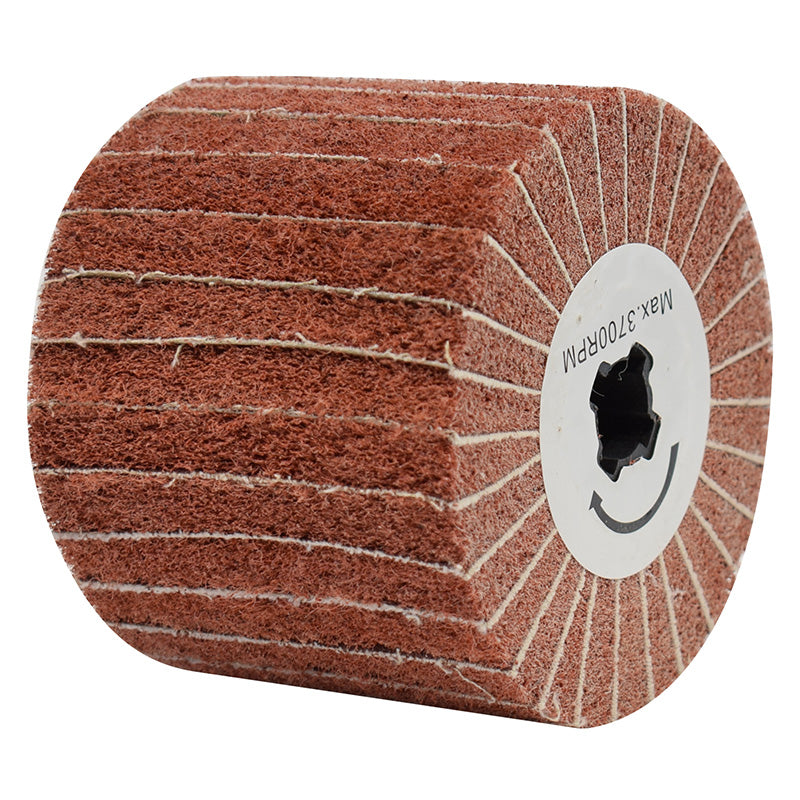 MAXXT Non-Woven Abrasive Polishing Brush burnishing Wheel with Sandpaper