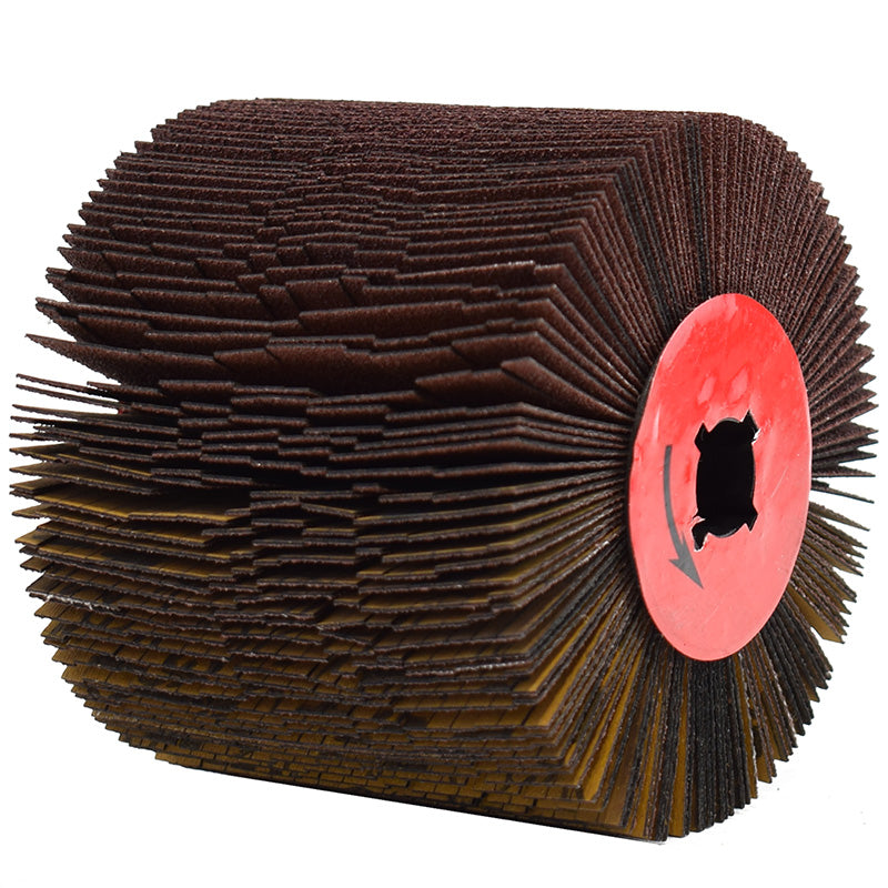 MAXXT Non-Woven Abrasive Flap Wire Drawing Wheel